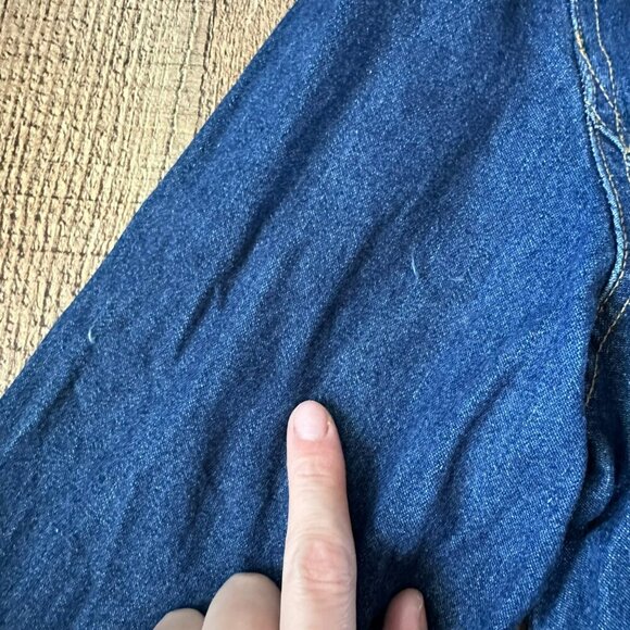 Blue J. Womens size Medium Denim Long Button-Up Midi Length Dress - Picture 3 of 7